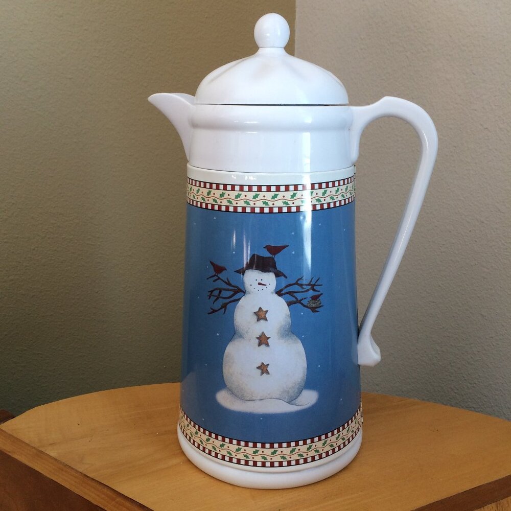Furio Snowman Insulated Carafe 12" Tall